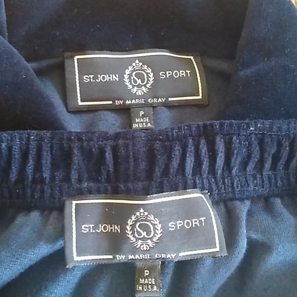 St. John Knit SPORT Casual Pant Set SZ P - Picture 7 of 9